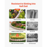 Faux Stone Landscape Edging 46.8 x 3.9 in Realistic Lawn Edging, Flexible Brick-Sized Garden Edging Border with Anchoring Spikes, Fade-Resistant Yard Edging for Driveways Walkway Beige